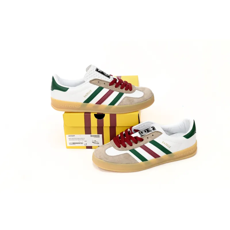 Adidas x Gucci Gazelle White Green Red