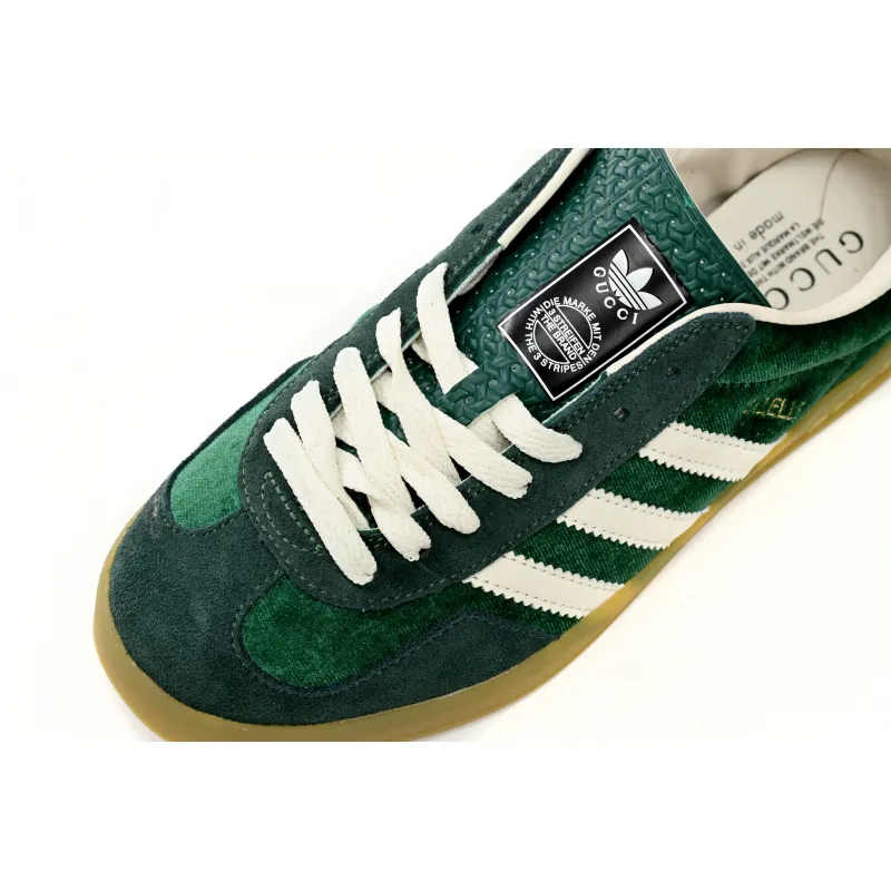 Adidas x Gucci Gazelle Green Suede