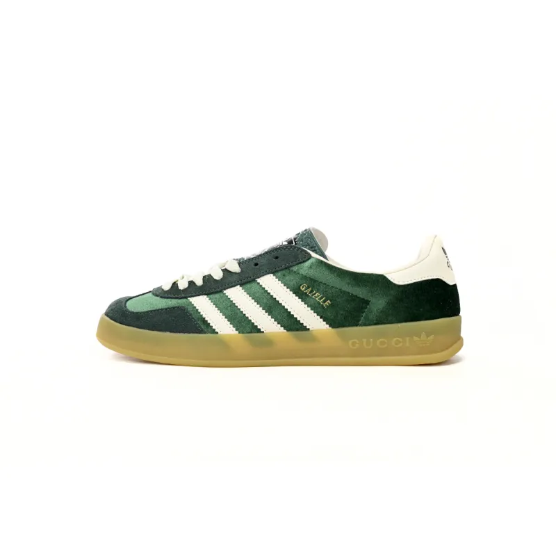 Adidas x Gucci Gazelle Green Suede