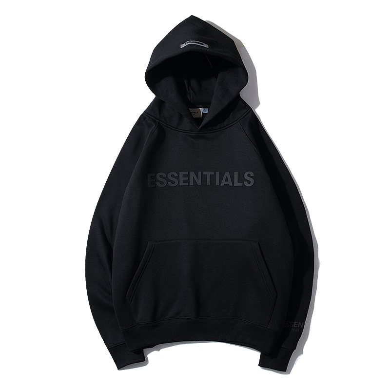 Fear Of God Essentials Pullover Tracksuit Black Grey