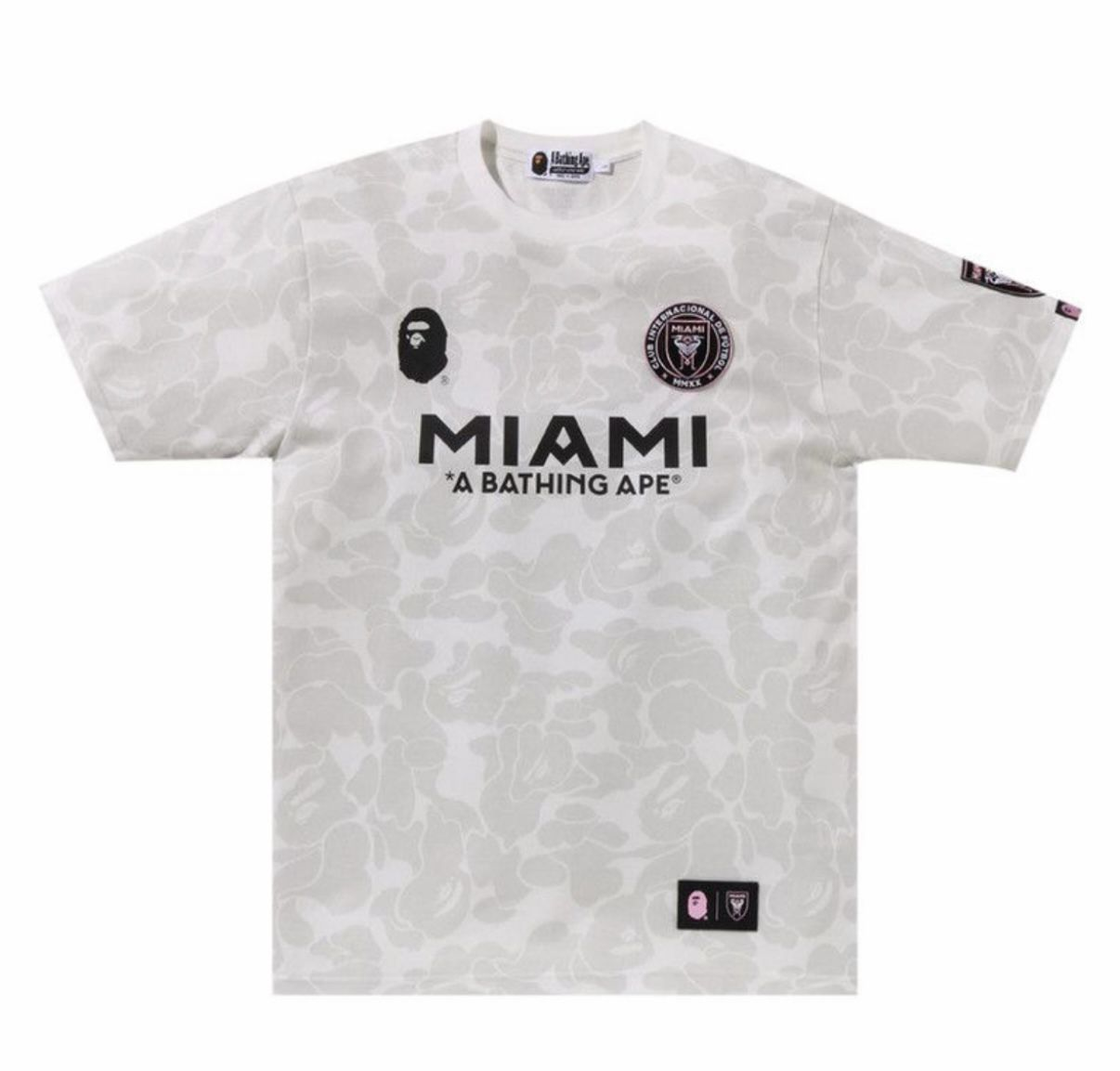 BAPE x Inter Miami CF Camo T-shirts
