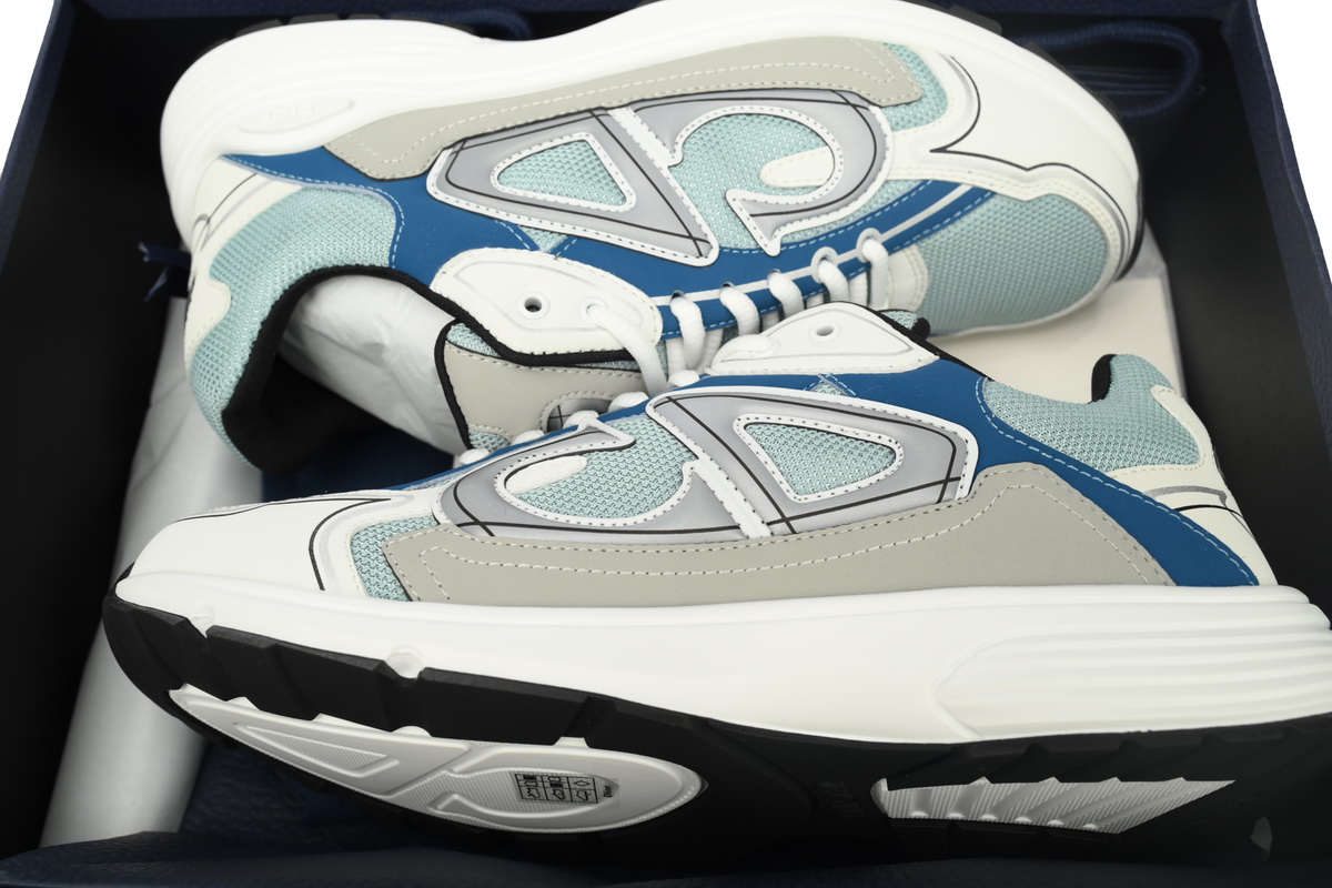 Dior B30 Mesh Light Blue Grey Trainer 3SN279ZRB_H560