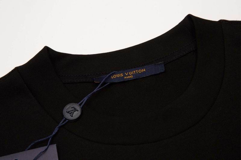 LV Print T-Shirt Black