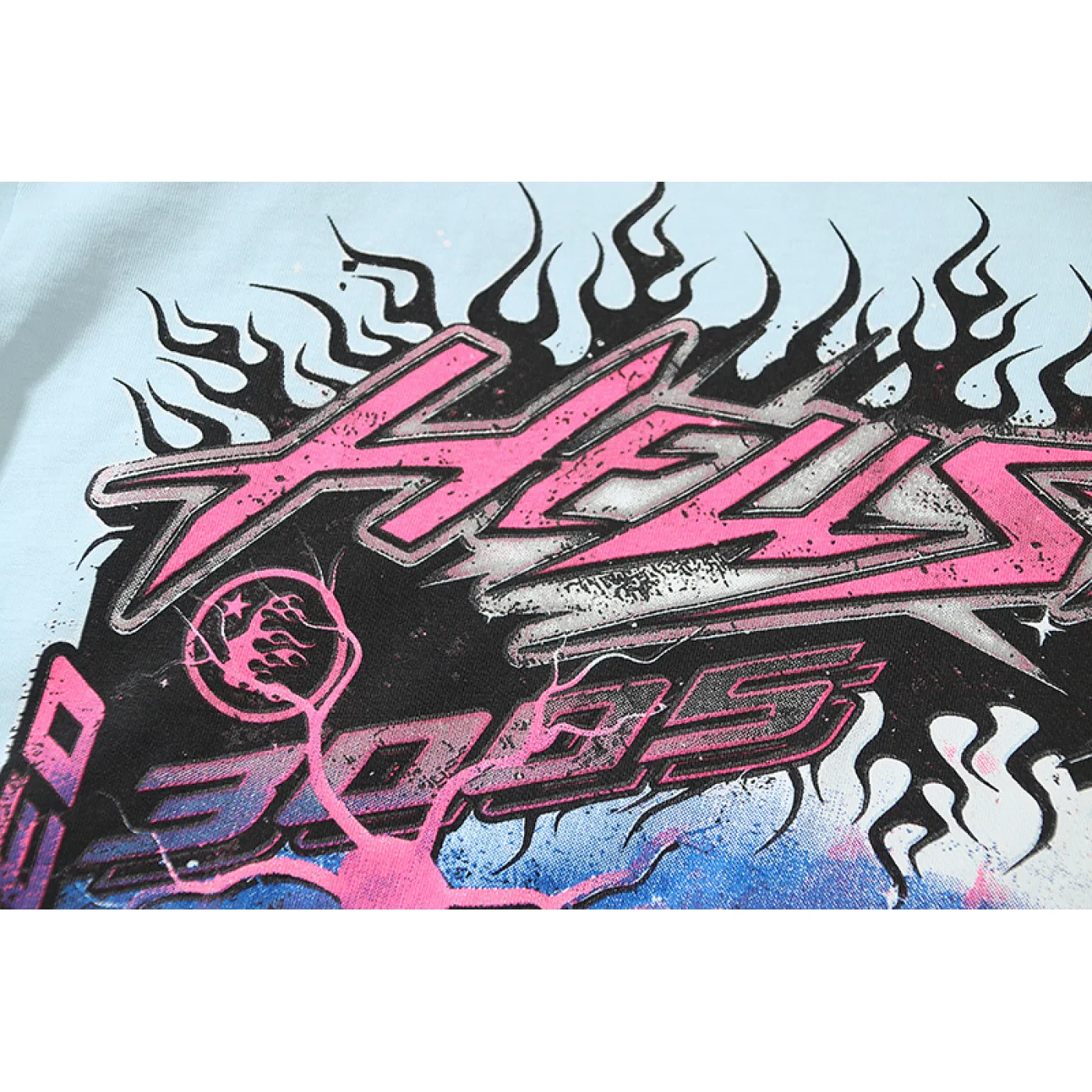 Hellstar Neuron T-Shirt Light Blue