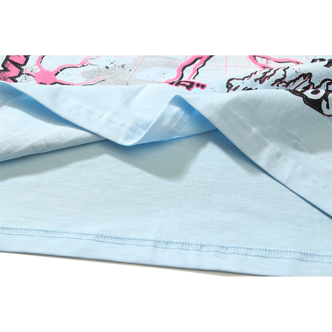 Hellstar Neuron T-Shirt Light Blue