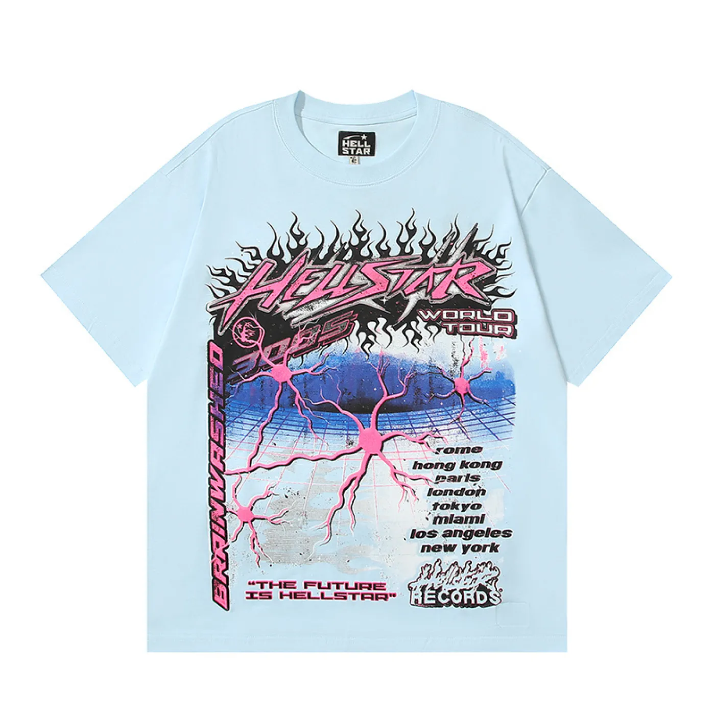 Hellstar Neuron T-Shirt Light Blue