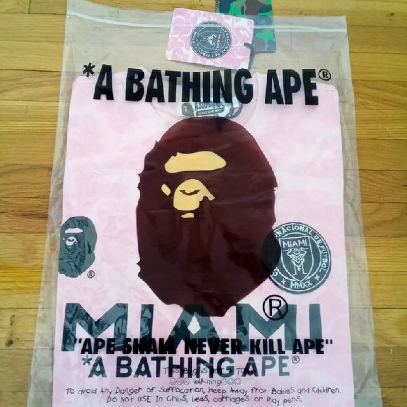 BAPE x Inter Miami CF Camo T-shirts