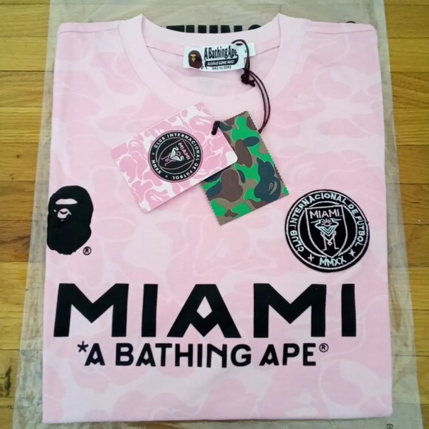 BAPE x Inter Miami CF Camo T-shirts