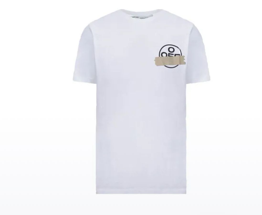 Off white T-shirt Gold