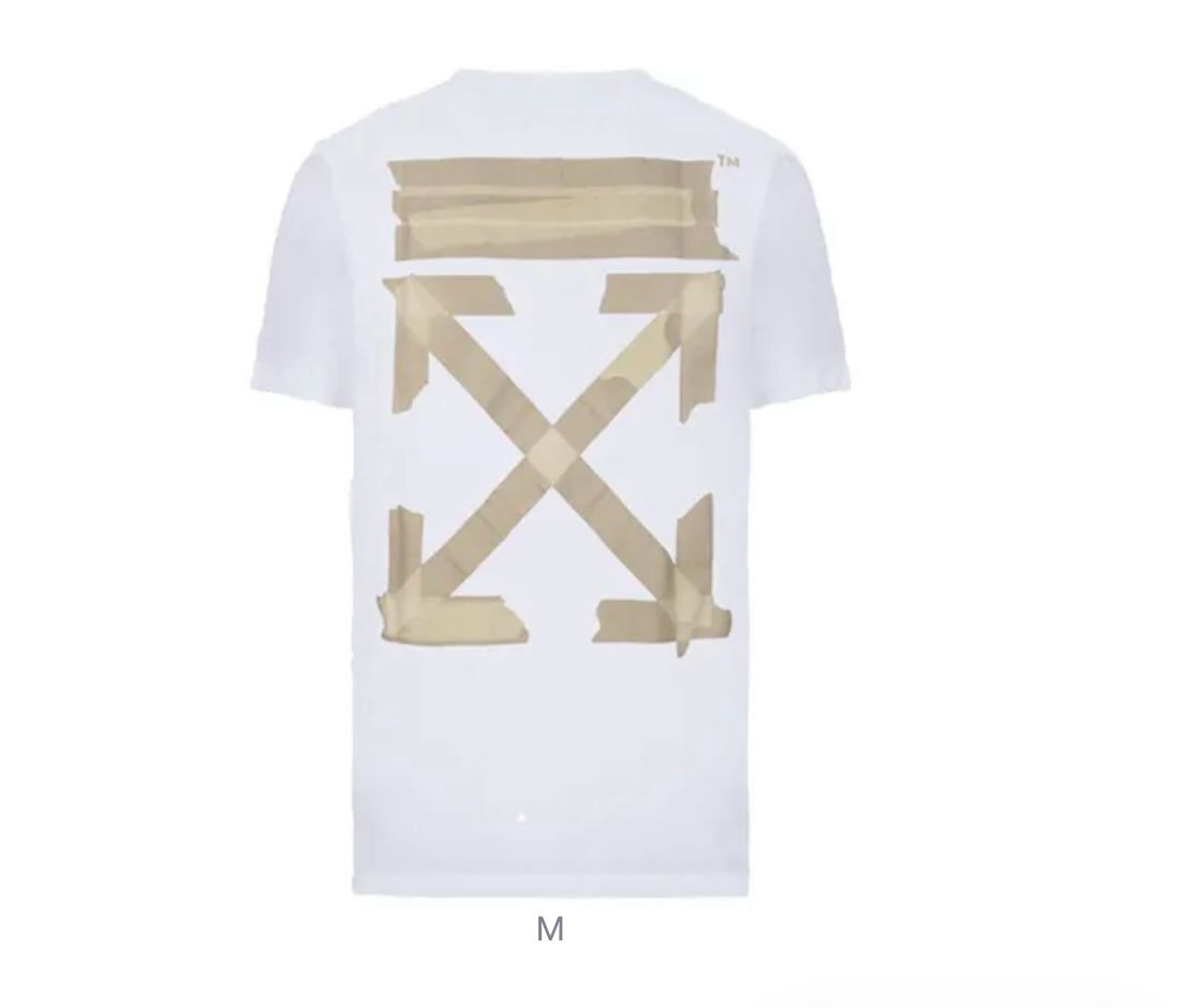 Off white T-shirt Gold