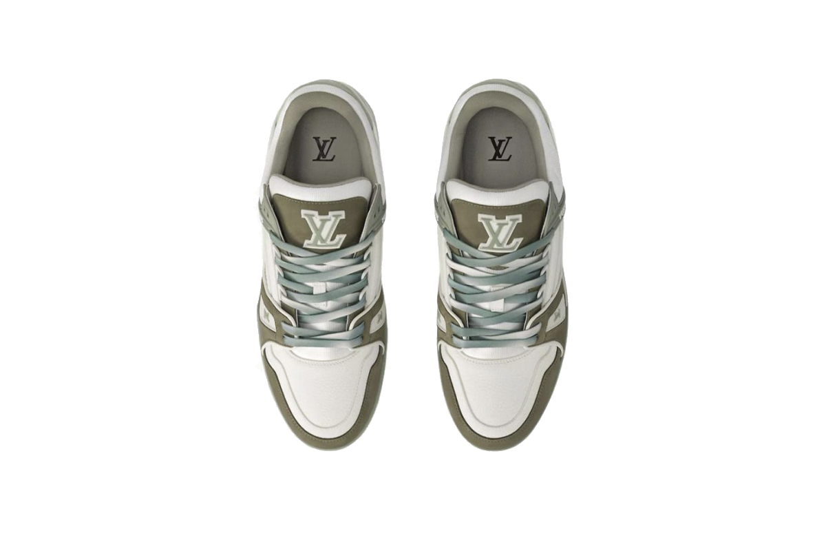 Louis Vuitton Trainer Frosted Green 1ADHC9