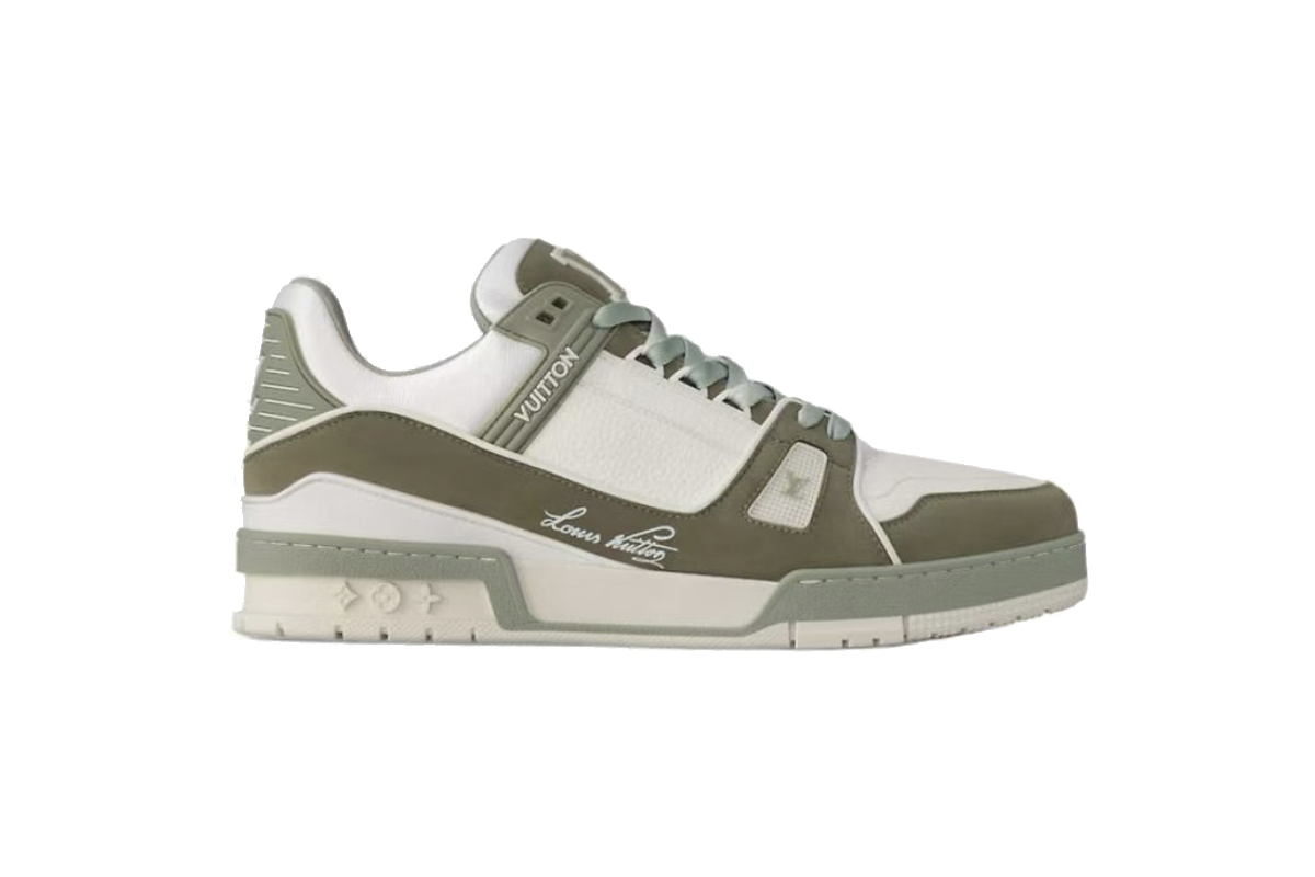 Louis Vuitton Trainer Frosted Green 1ADHC9
