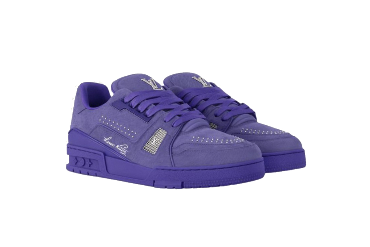 Louis Vuitton Trainer Purple Rivet 1ADHAI