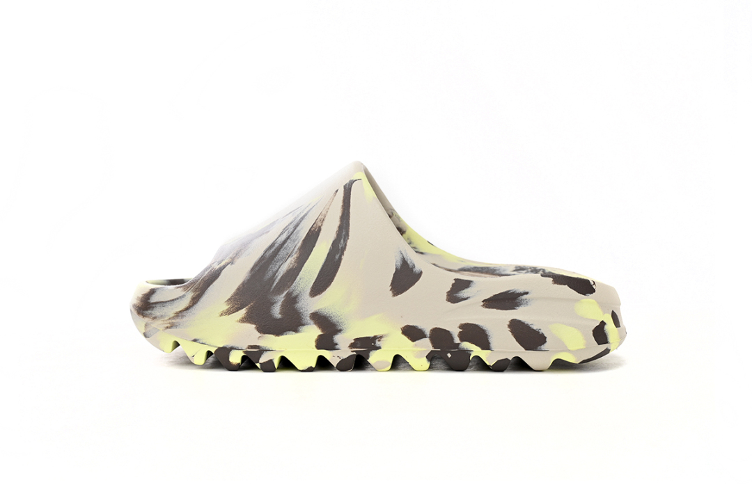 Adidas Yeezy Slide Enflame Oil Painting Ink Yellow FZ5899