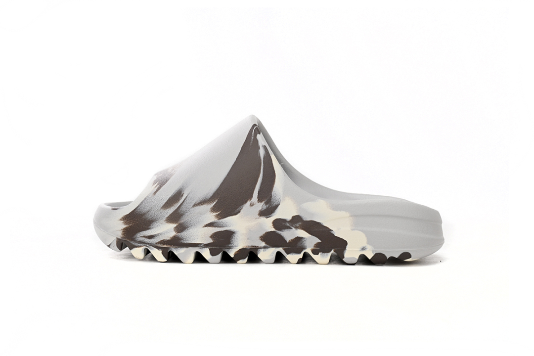 Yeezy Slide Enflame Oil Painting White Grey GZ5553