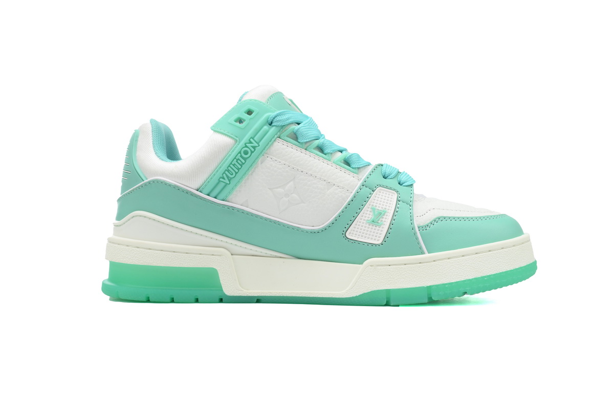 Louis Vuitton Trainer Green White 1A8KBS