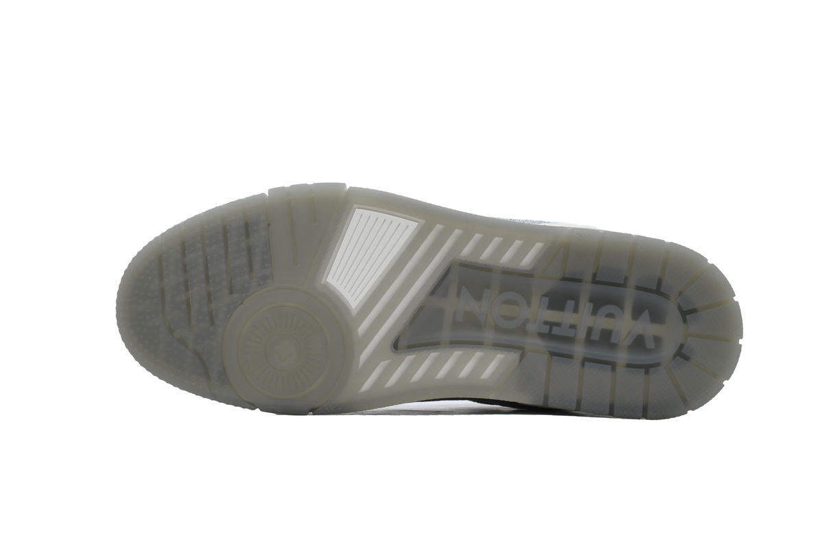 Louis Vuitton Trainer Grey White Swarovski