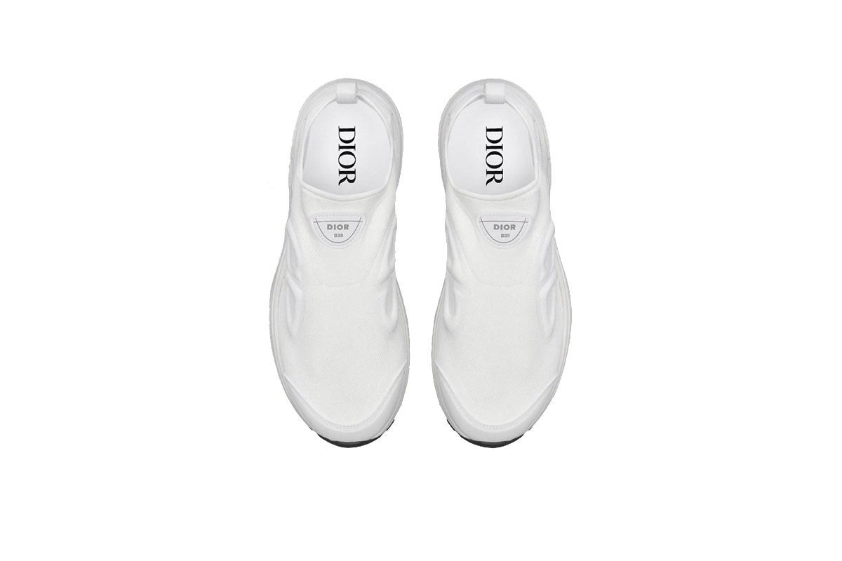 Dior B30 Countdown Sneaker White Technical Mesh and White Technical Fabric