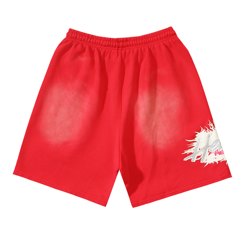 Hellstar Records Shorts White/Black/Red