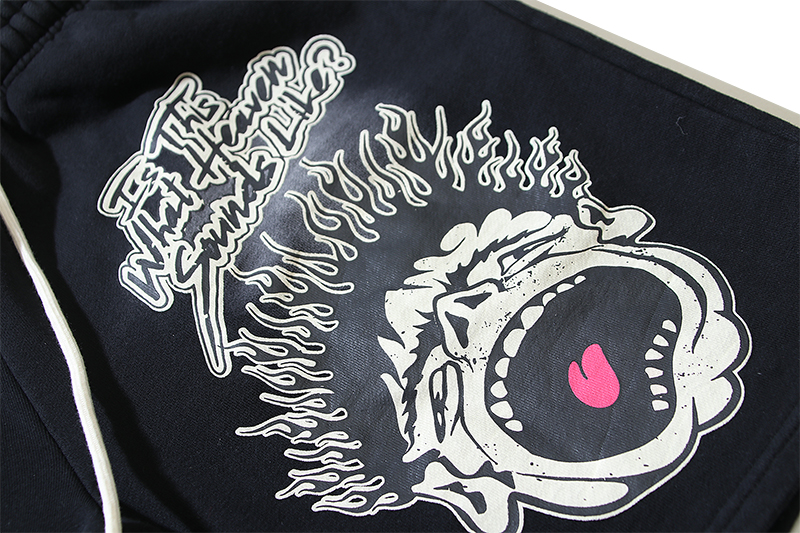 Hellstar Records Shorts White/Black/Red