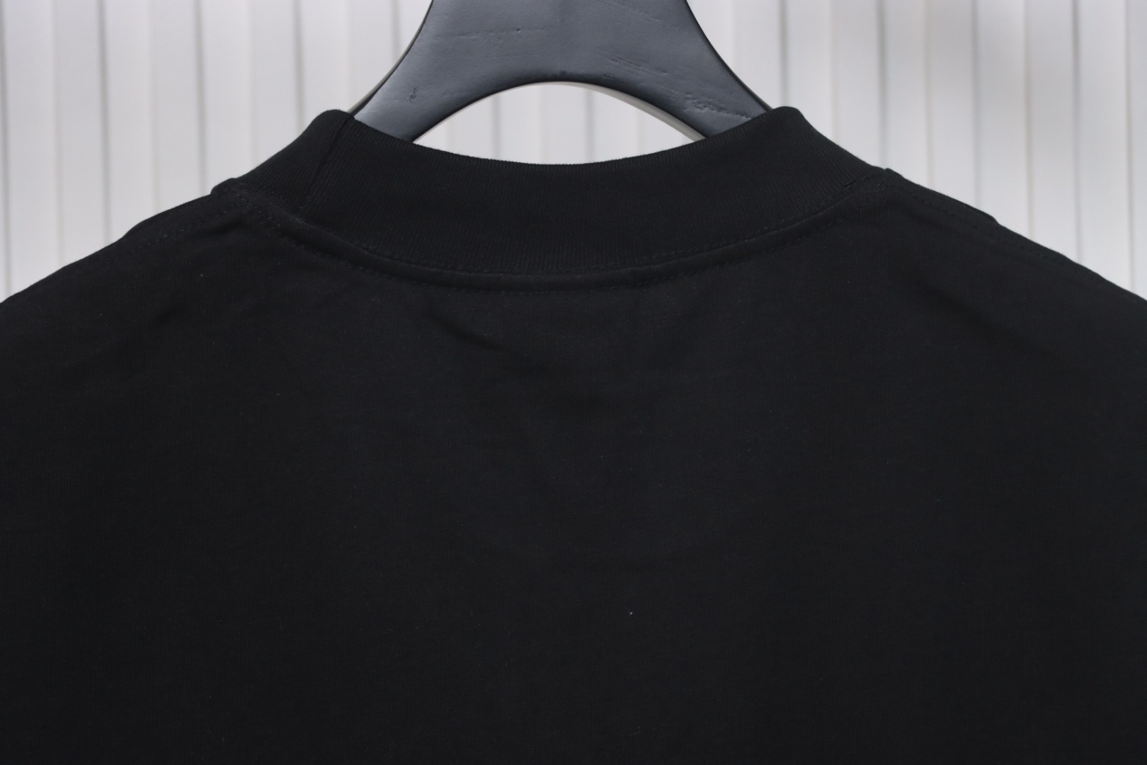 Balenciaga Logo Lettering Short Sleeve Vest Black