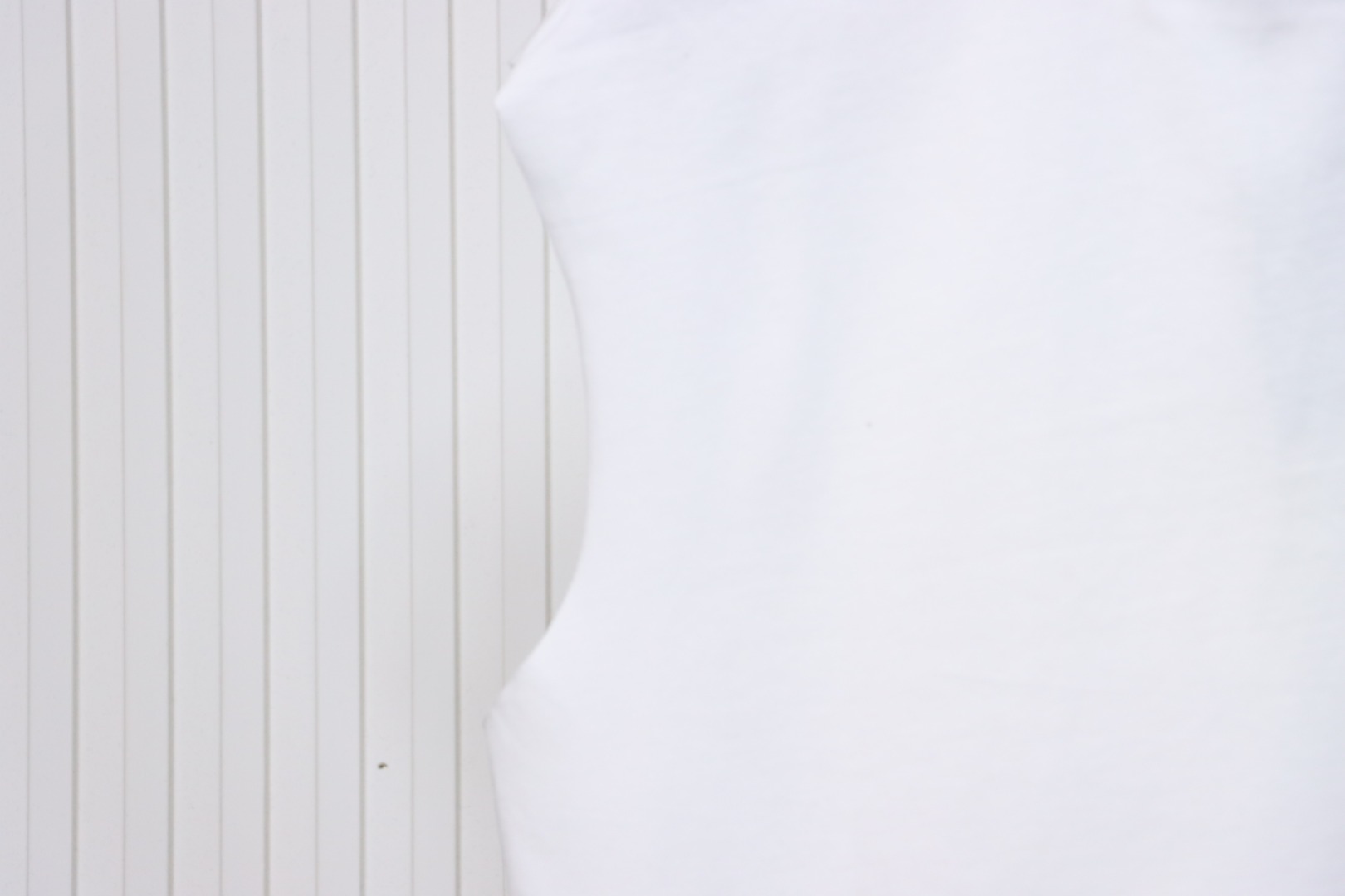 Balenciaga Logo Lettering Short Sleeve Vest White