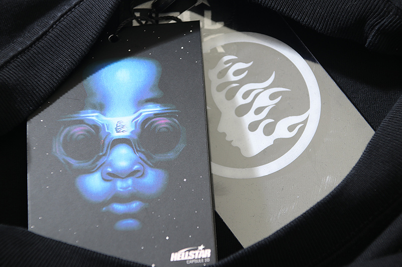 Hellstar Sport Logo Gel Black T-Shirt Red