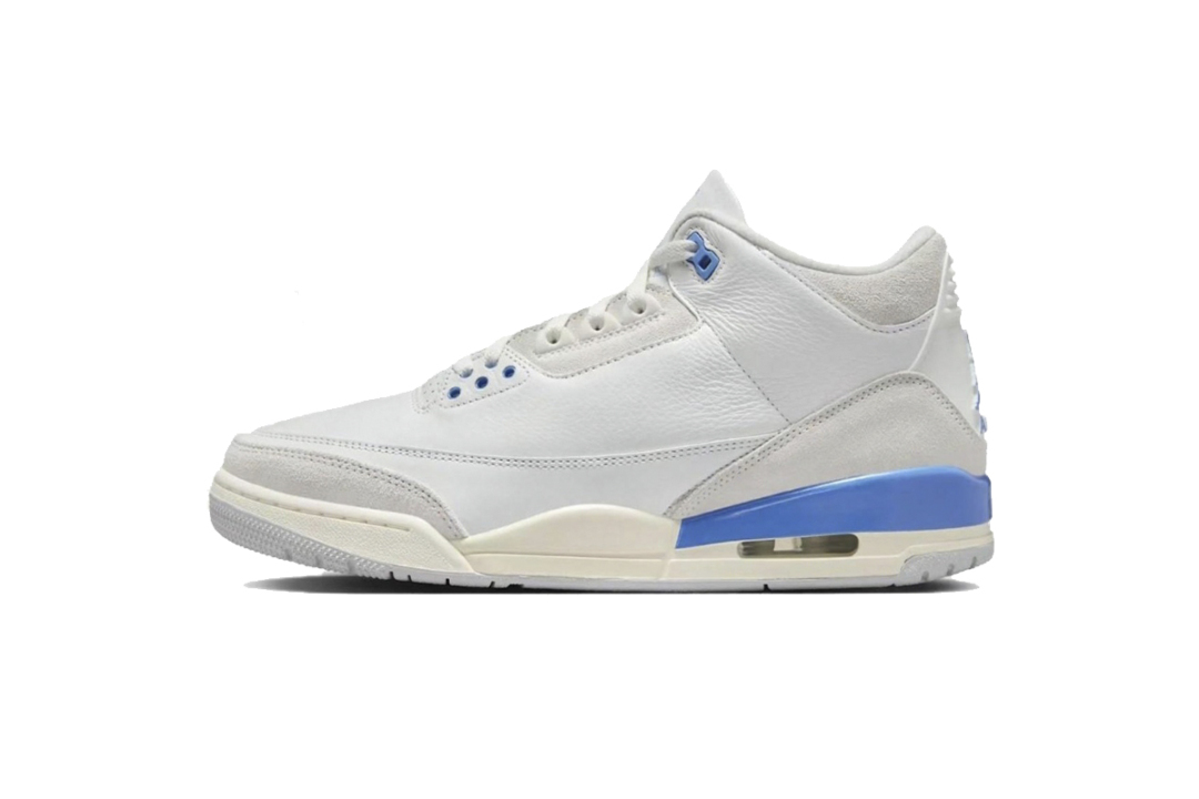 Air Jordan 3 Lucky Shorts White Blue CT8532-101
