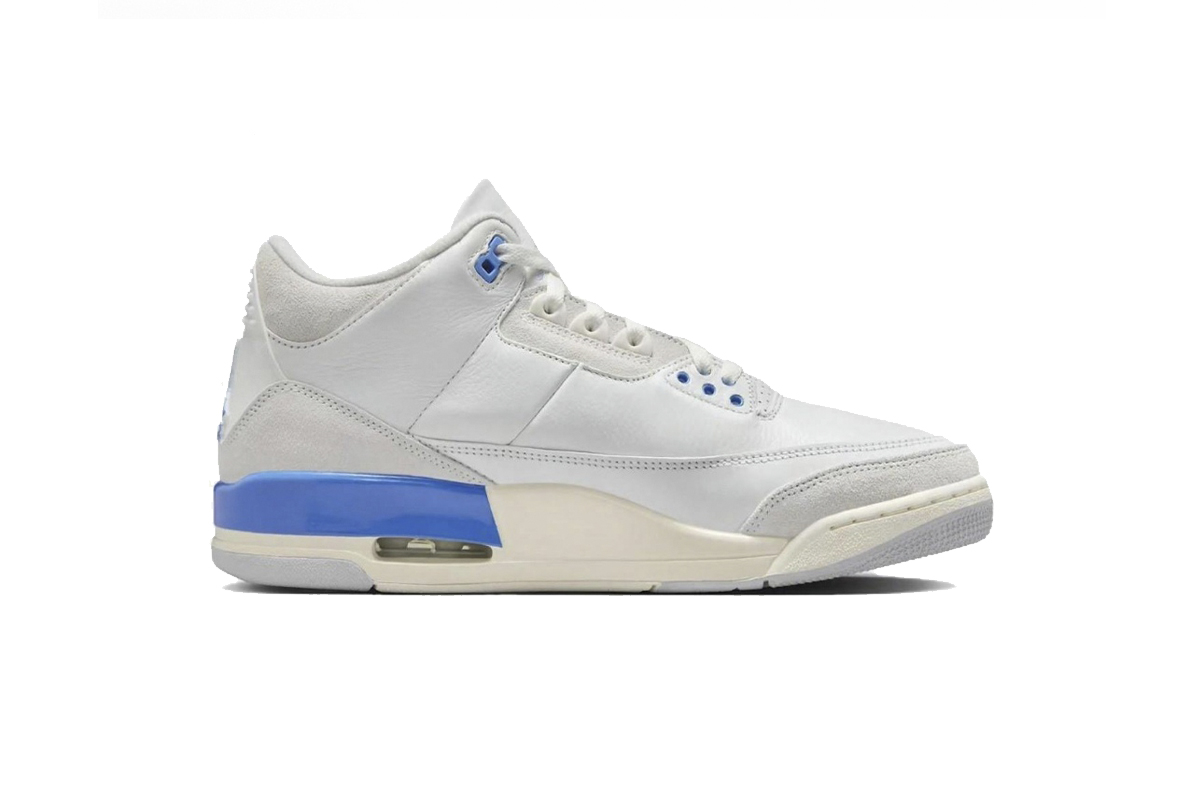 Air Jordan 3 Lucky Shorts White Blue CT8532-101