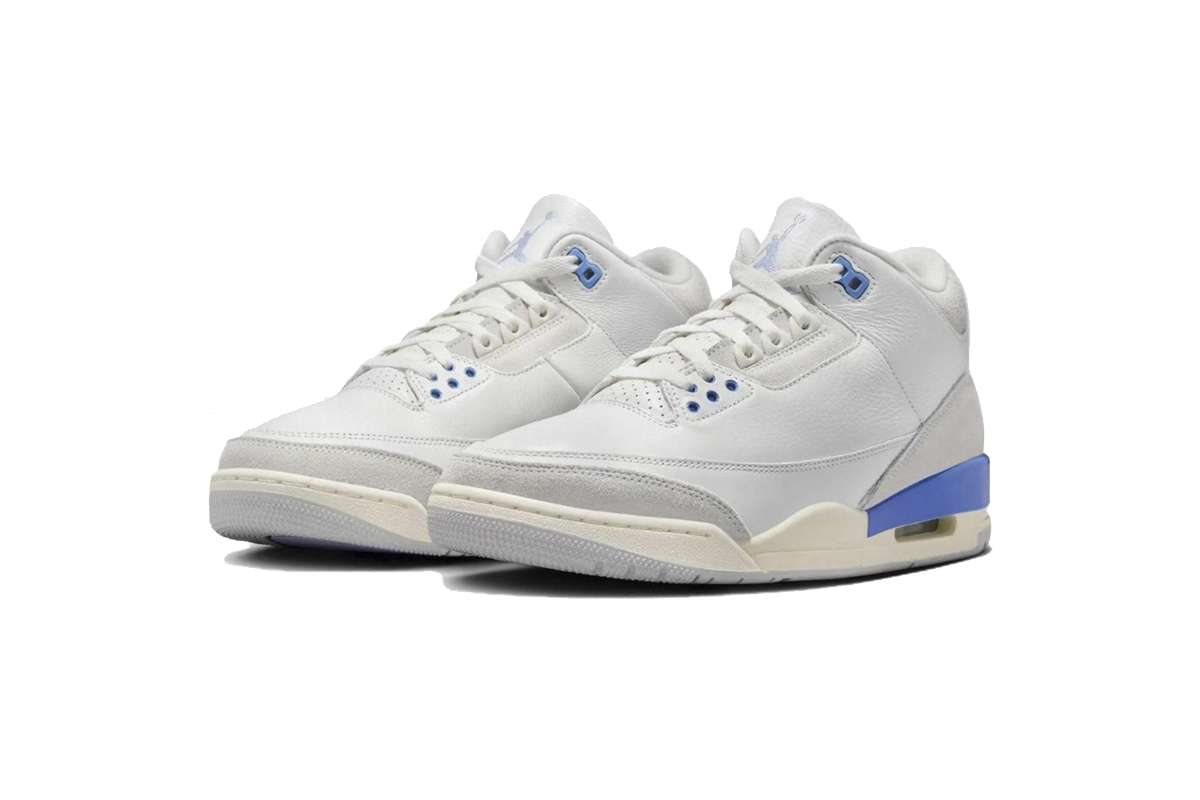 Air Jordan 3 Lucky Shorts White Blue CT8532-101
