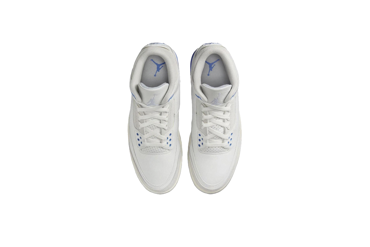 Air Jordan 3 Lucky Shorts White Blue CT8532-101