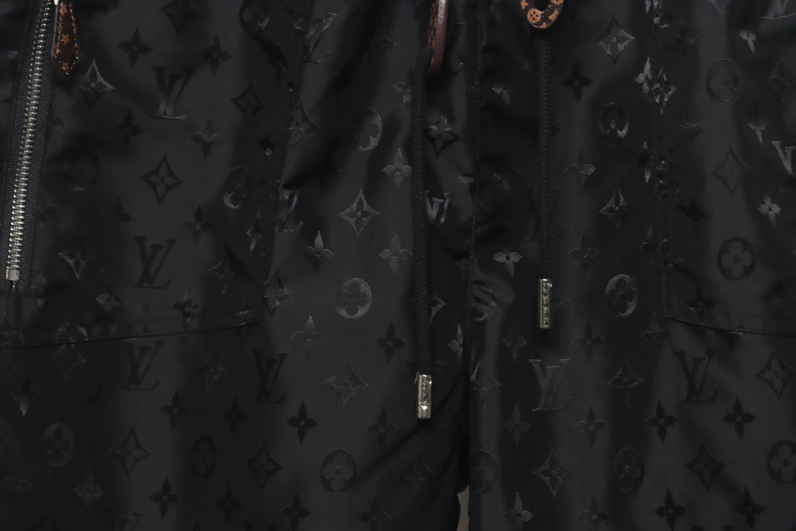 Louis Vuitton Jacquard All Print Zip Up Shorts