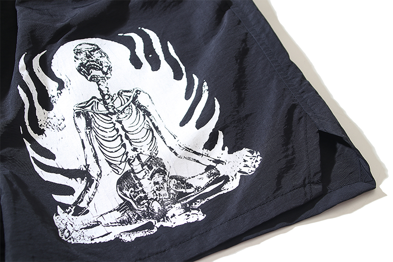 Hellstar Studios Casual Sports Skull Shorts Black