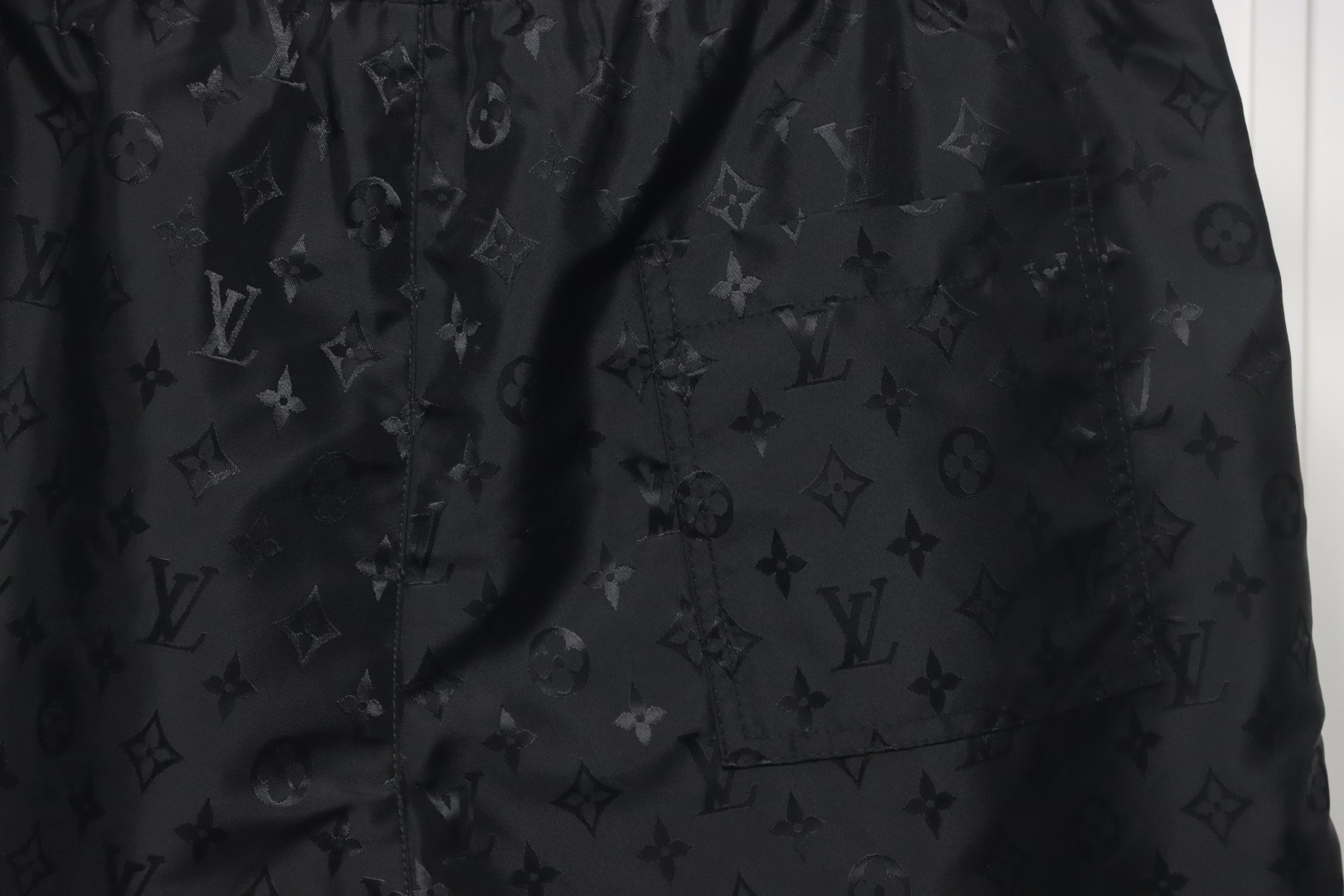 Louis Vuitton Jacquard All Print Zip Up Shorts