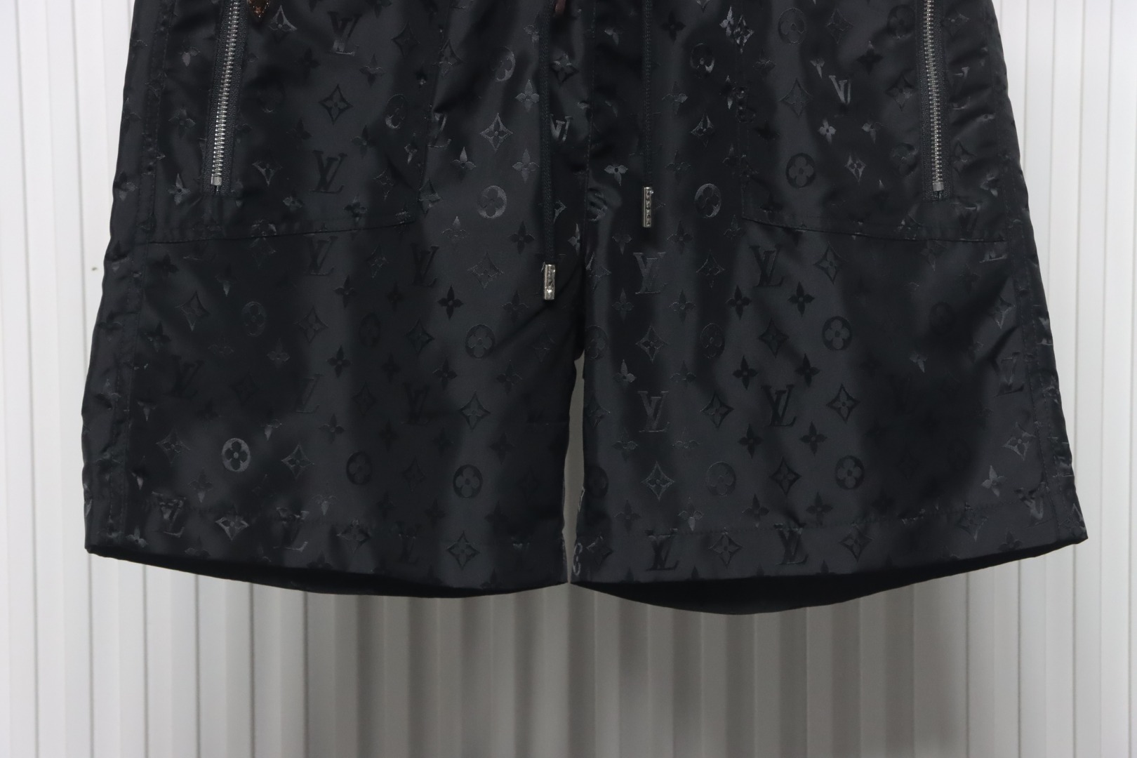 Louis Vuitton Jacquard All Print Zip Up Shorts