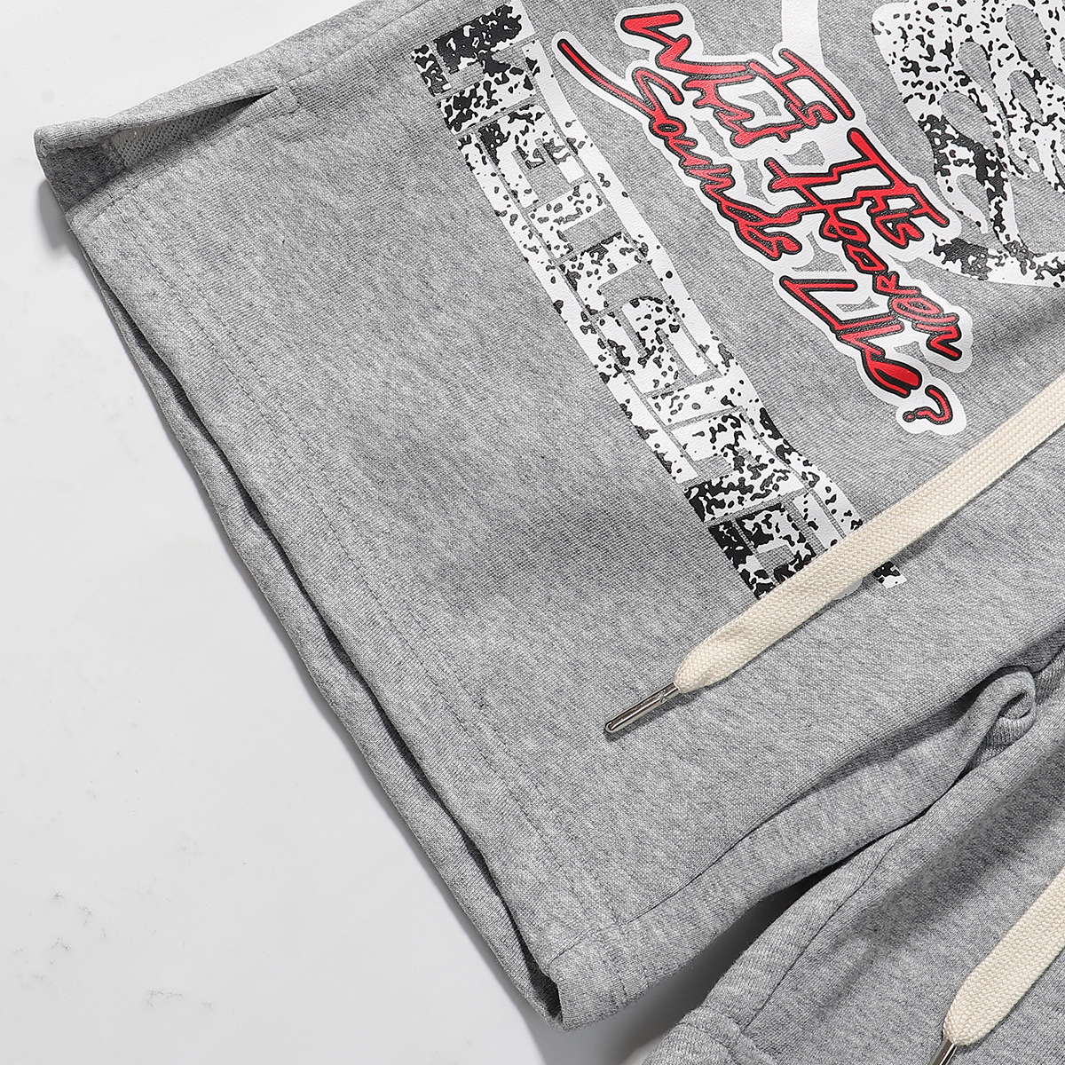 Hellstar Records Funny Smiley Face Shorts Black/Grey