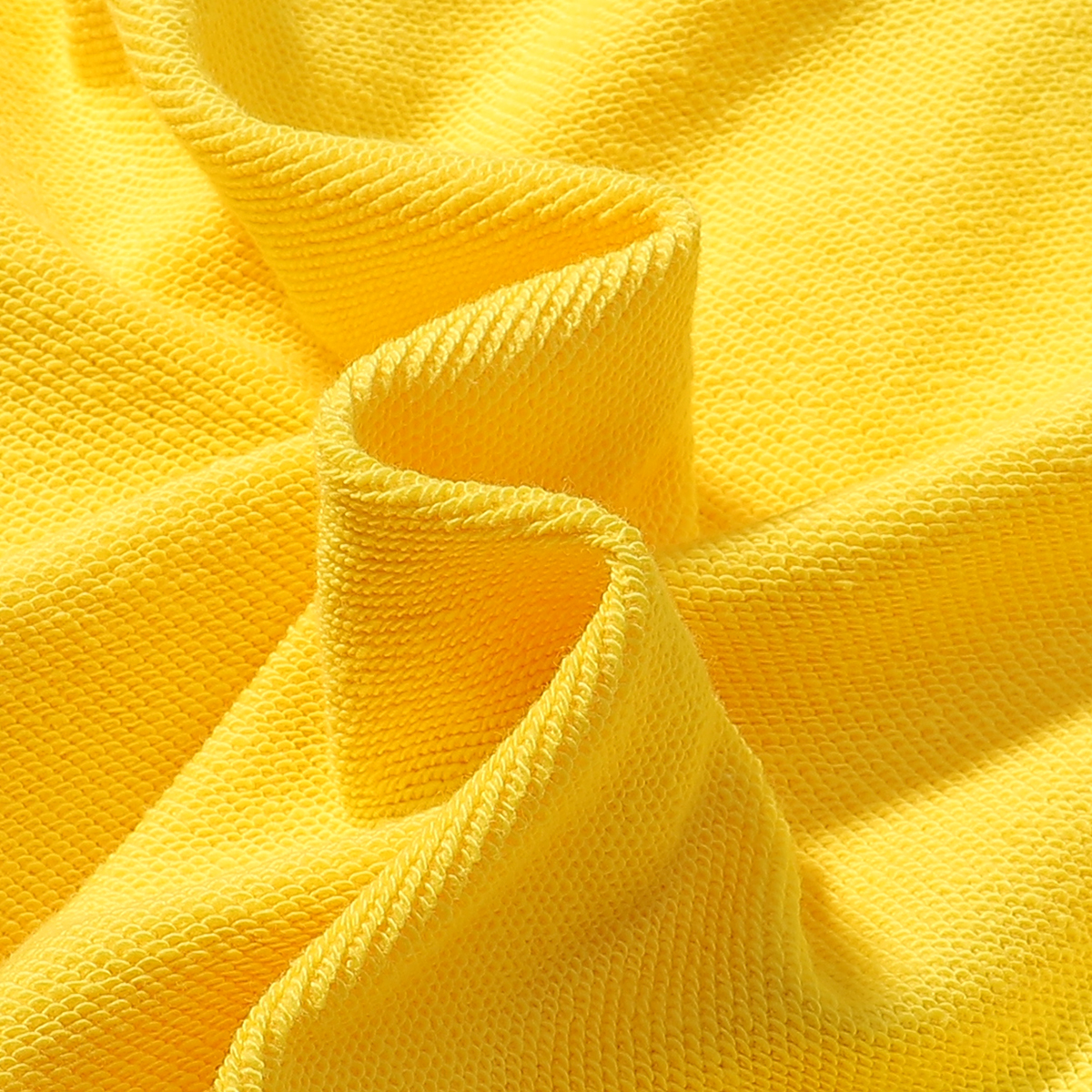 Hellstar Relaxed Elastic Waist Street Wear Cotton Terry Shorts Black/Yellow