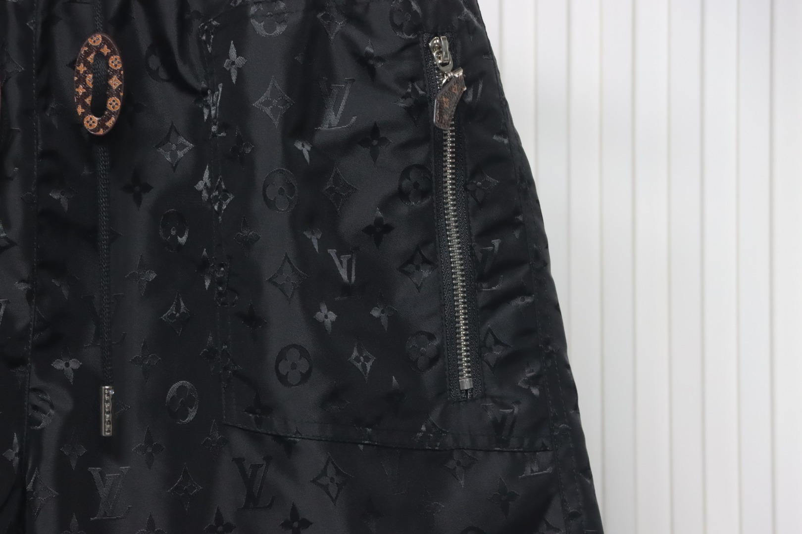 Louis Vuitton Jacquard All Print Zip Up Shorts