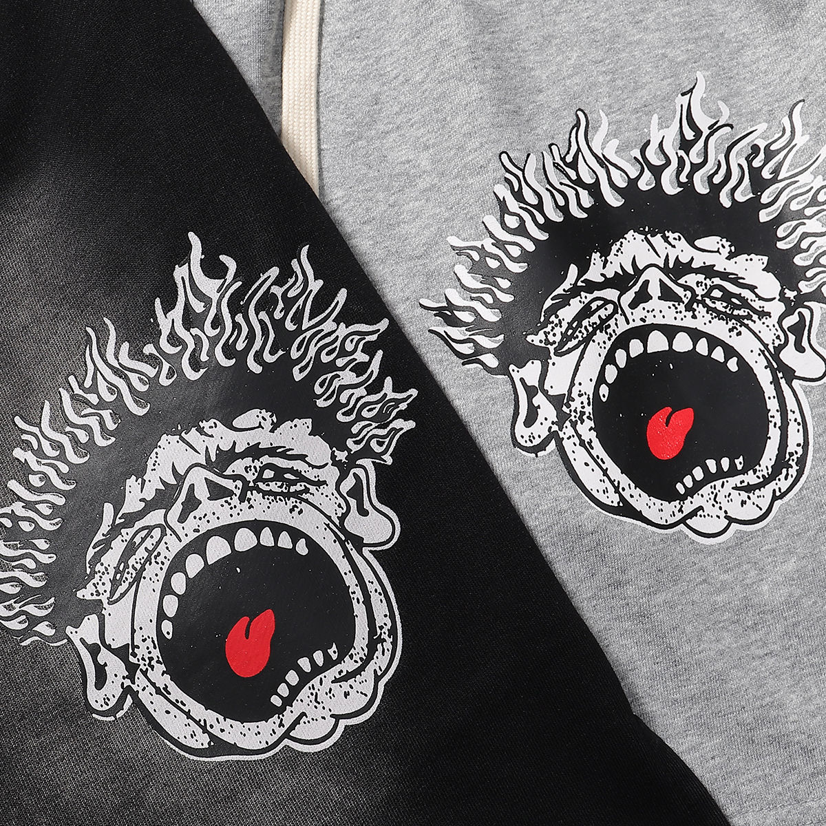 Hellstar Records Funny Smiley Face Shorts Black/Grey