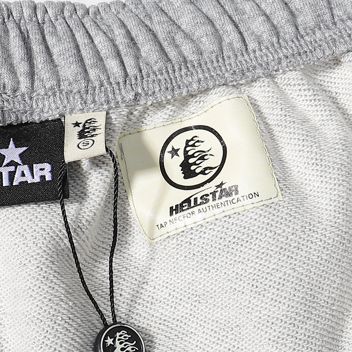 Hellstar Records Funny Smiley Face Shorts Black/Grey