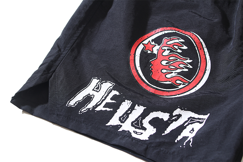 Hellstar Studios Casual Sports Skull Shorts Black