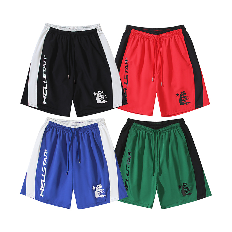 Hellstar Capsule 9 Nylon Shorts Black/Red/Blue/Green