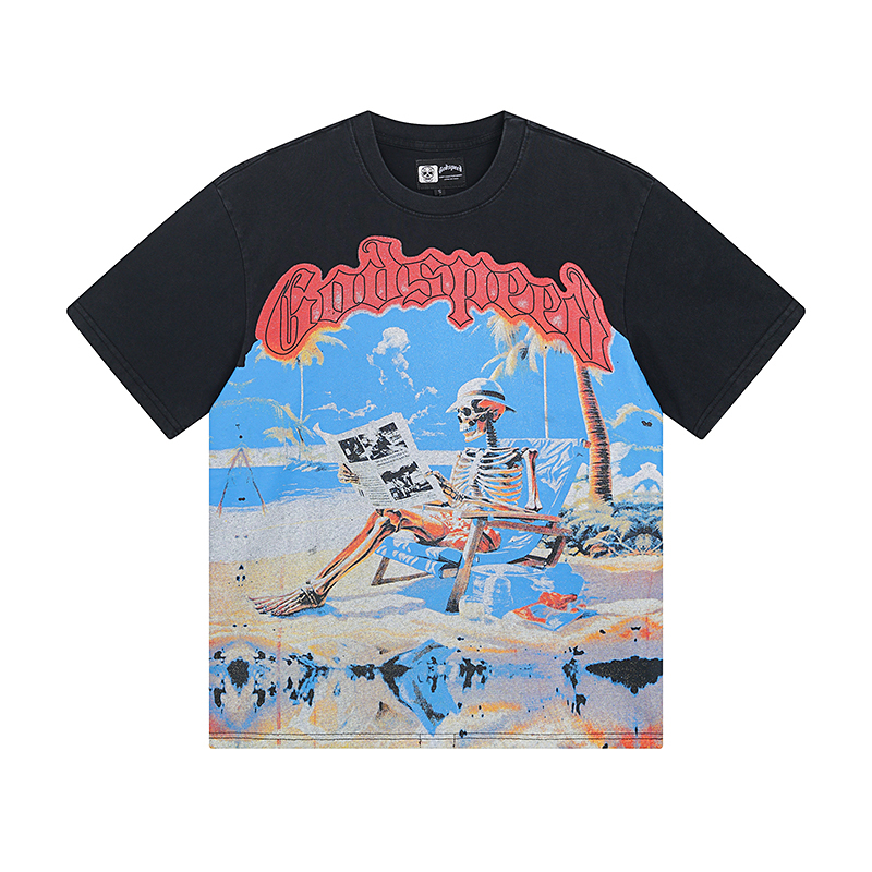 Godspeed Permanent Vacation T-Shirt Black