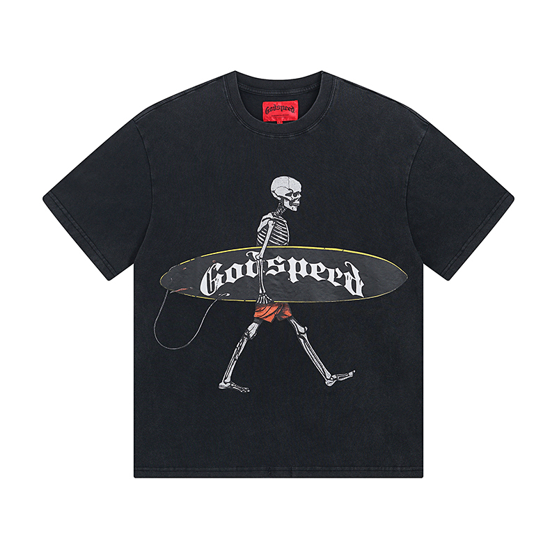 Godspeed Surf Day Tee Black
