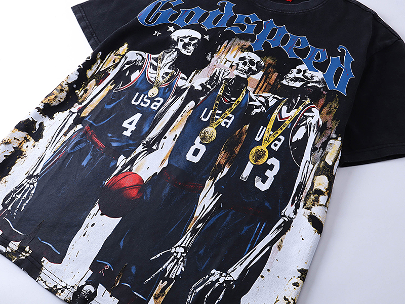 Godspeed Dream Team Tee Grey Wash