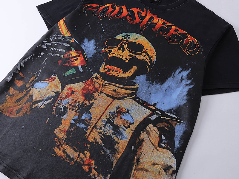 Godspeed Victory Toast T-shirt Black Wash