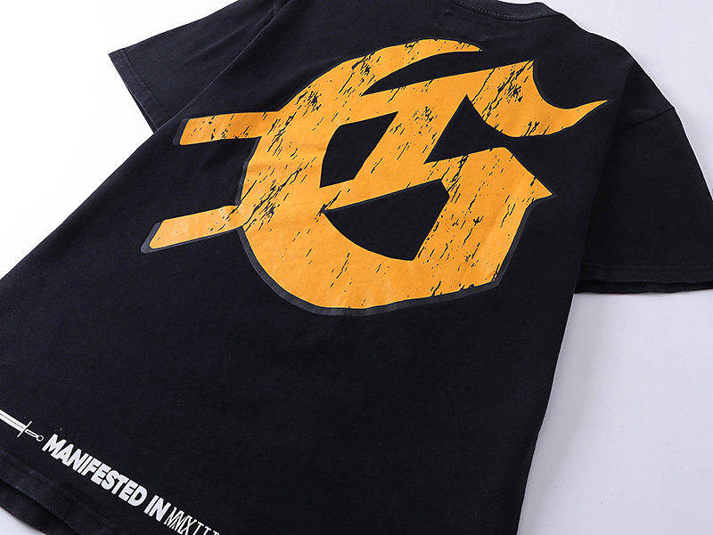 Godspeed Chrome Liberty T-Shirt Black Wash