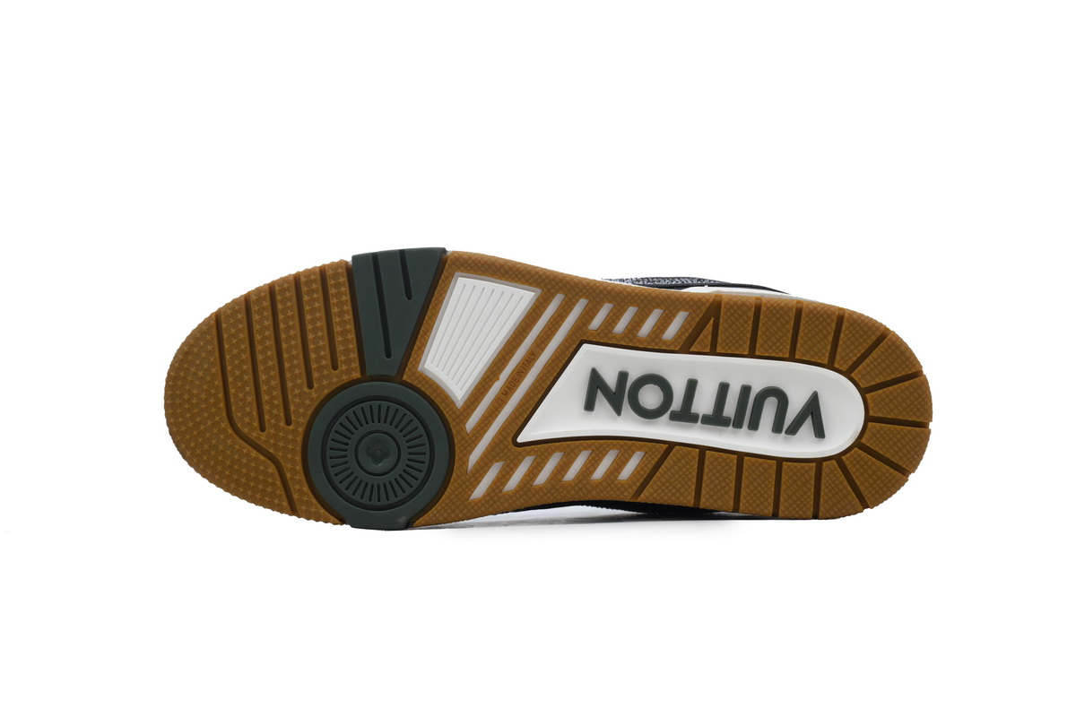 Louis Vuitton Trainer Khaki Camouflage Rhinestone