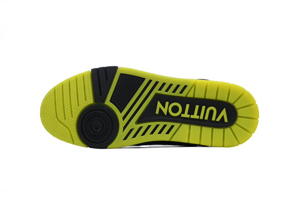 Louis Vuitton Trainer Black Yellow Rhinestone 1A9JXP