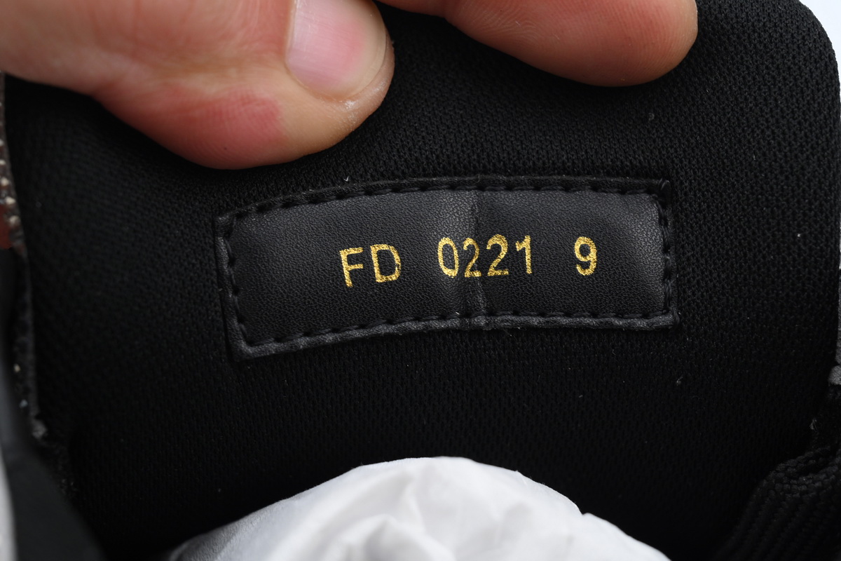 Louis Vuitton Trainer Black Silver Rhinestone